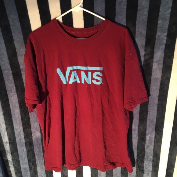 Vans | Shirts | Mens Red Vans T Shirt 